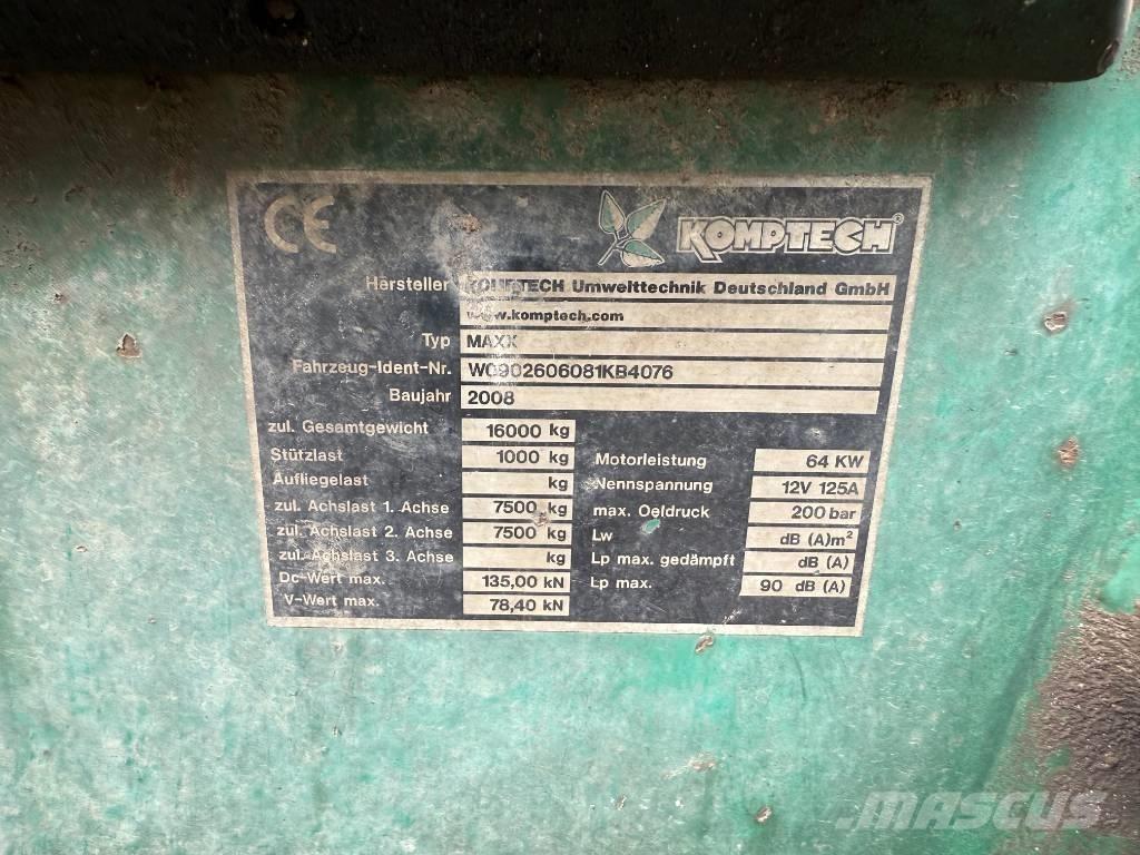 Komptech Maxx Dispozitive mobile de cernut