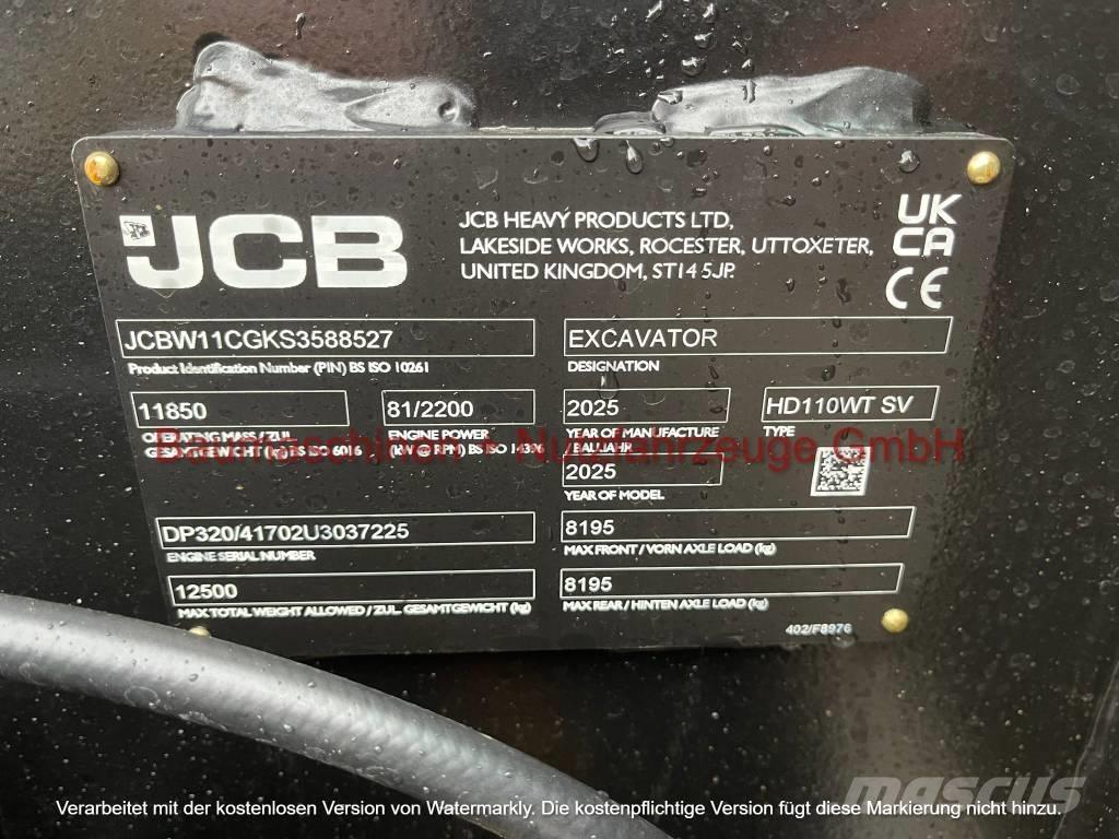 JCB Hydradig 110W Excavatoare cu roti