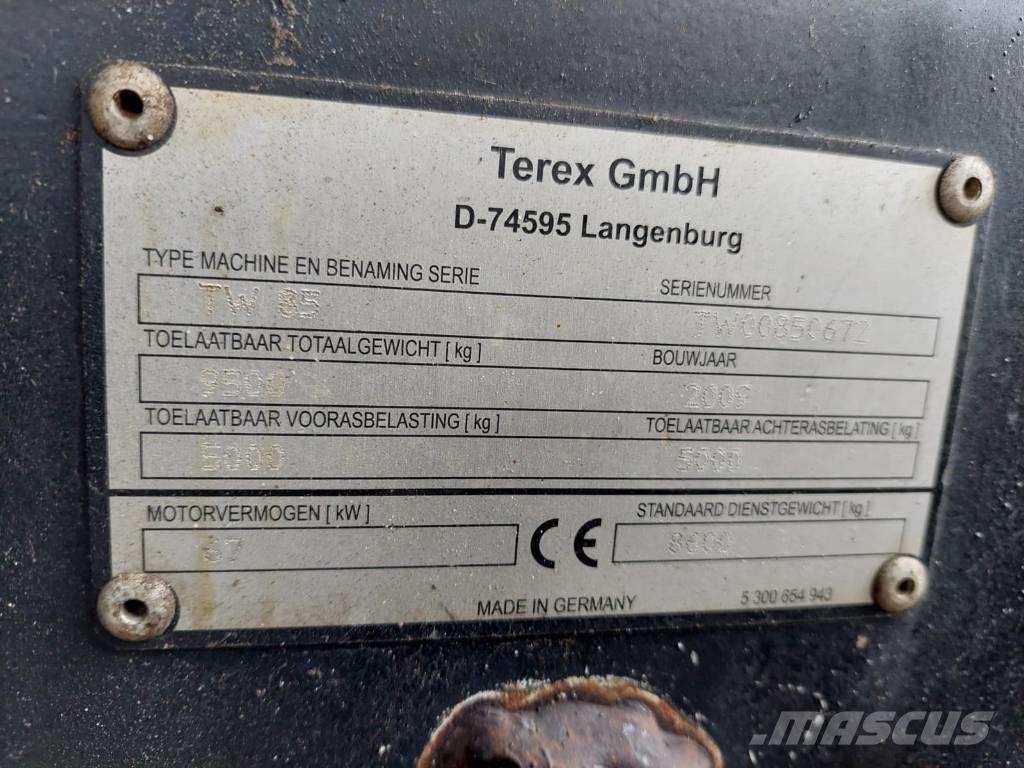 Terex TW 85 Excavatoare cu roti