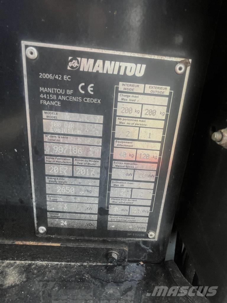 Manitou 100 VJR Ascensoare verticale catarg