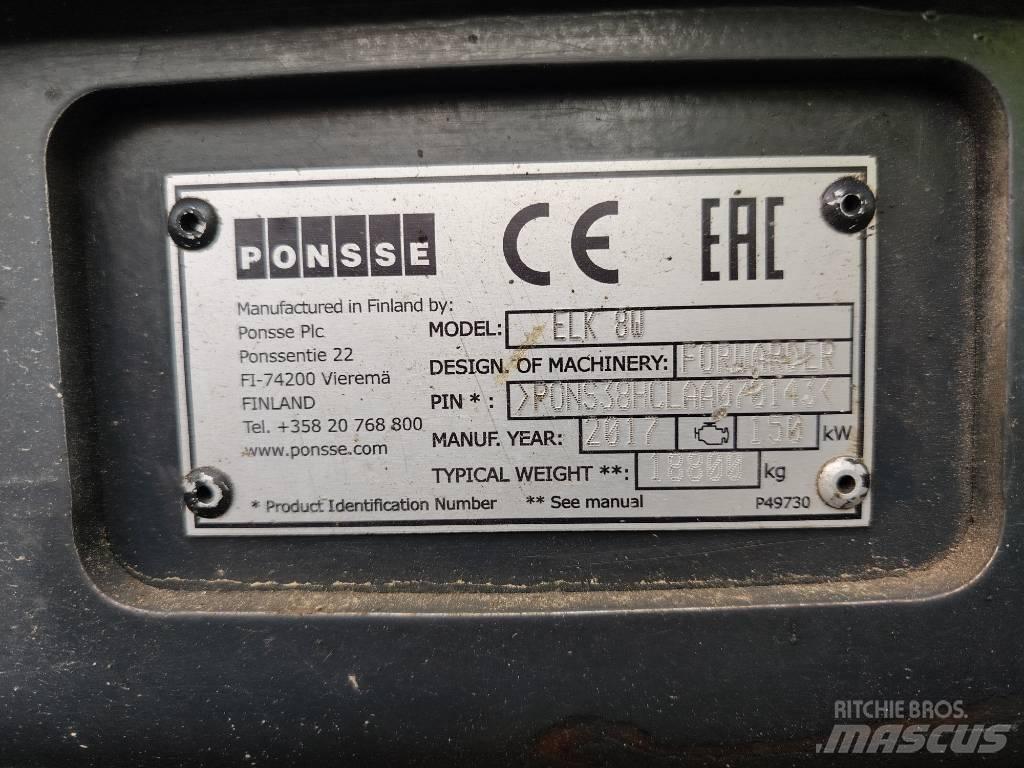 Ponsse Elk 8W Transportoare