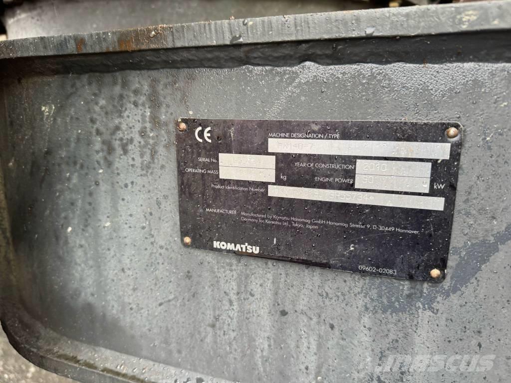 Komatsu PW 140-7 Excavatoare cu roti