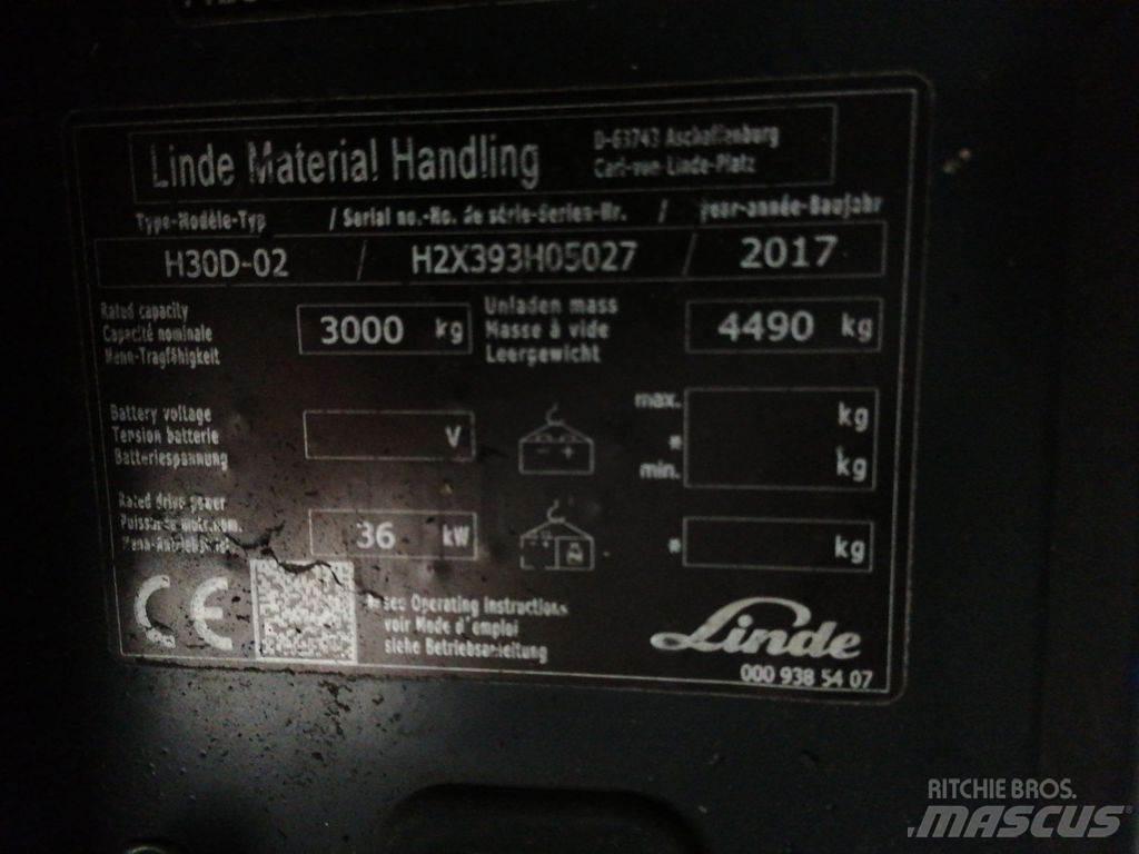 Linde H30D-02 Stivuitor diesel