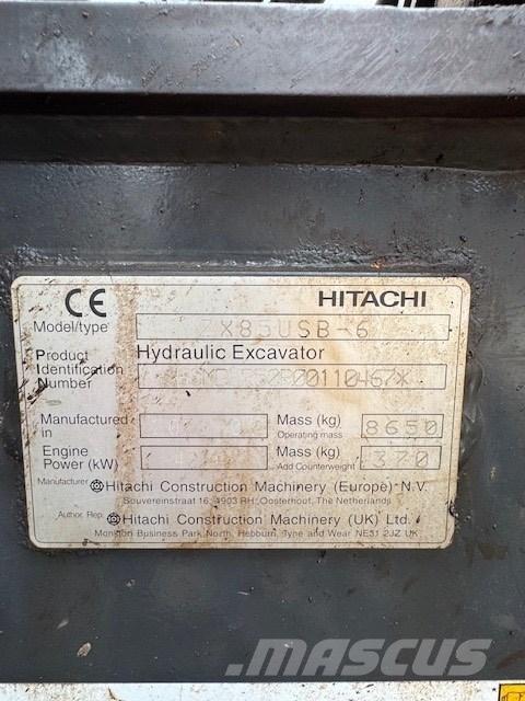 Hitachi ZX 85 USB-6 Excavatoare 7t - 12t