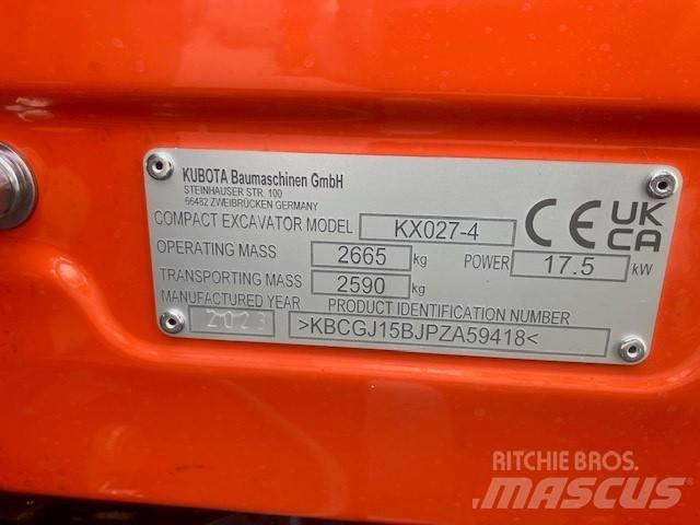 Kubota KX027-4 Mini excavatoare < 7t