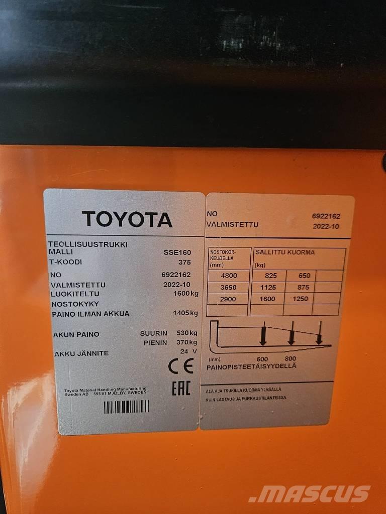 Toyota BT SSE160 Transpaleti autopropulsanti