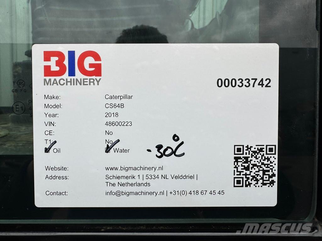 CAT CS64B Compactoare monocilindrice