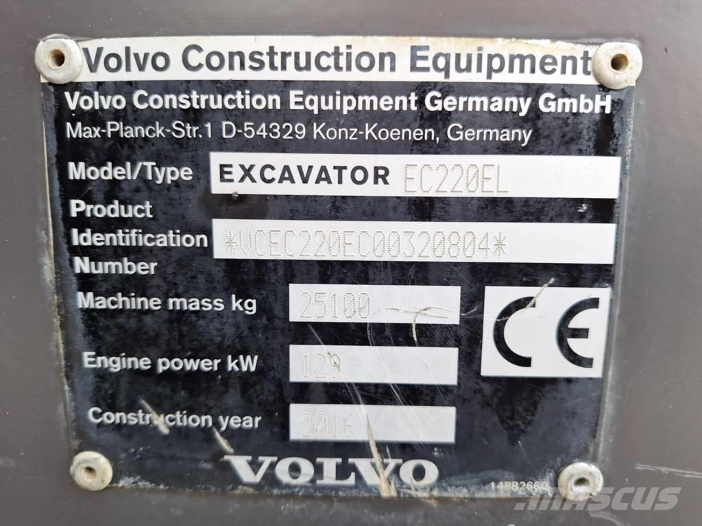 Volvo EC 220 EL Excavatoare pe șenile
