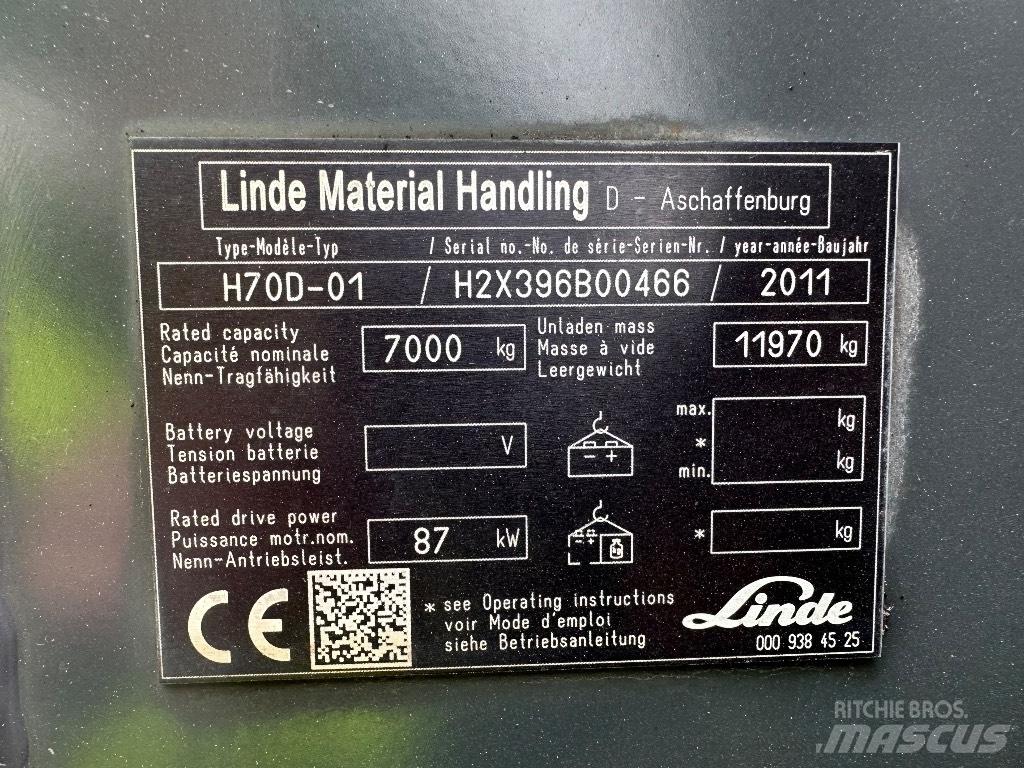Linde H70D Stivuitor diesel