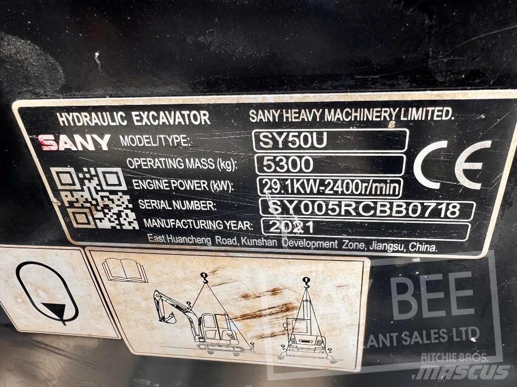 Sany SY 50 U Mini excavatoare < 7t