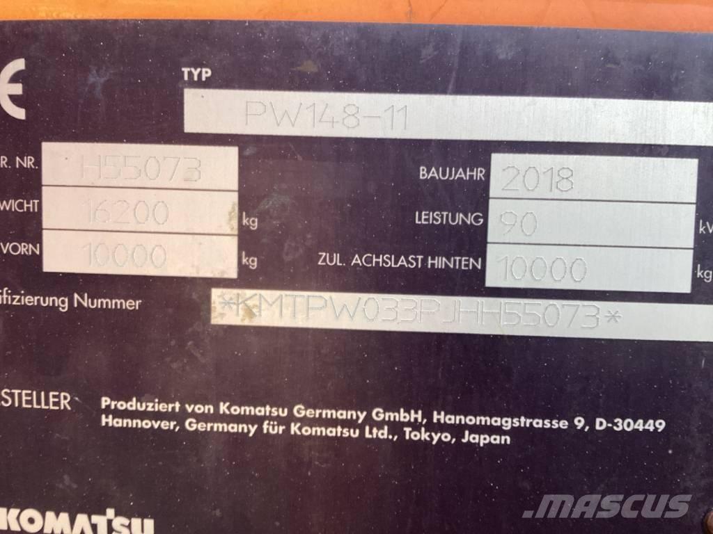 Komatsu PW 148-11 Excavatoare cu roti