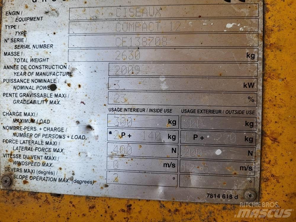 Haulotte Compact 12 Platforme foarfeca