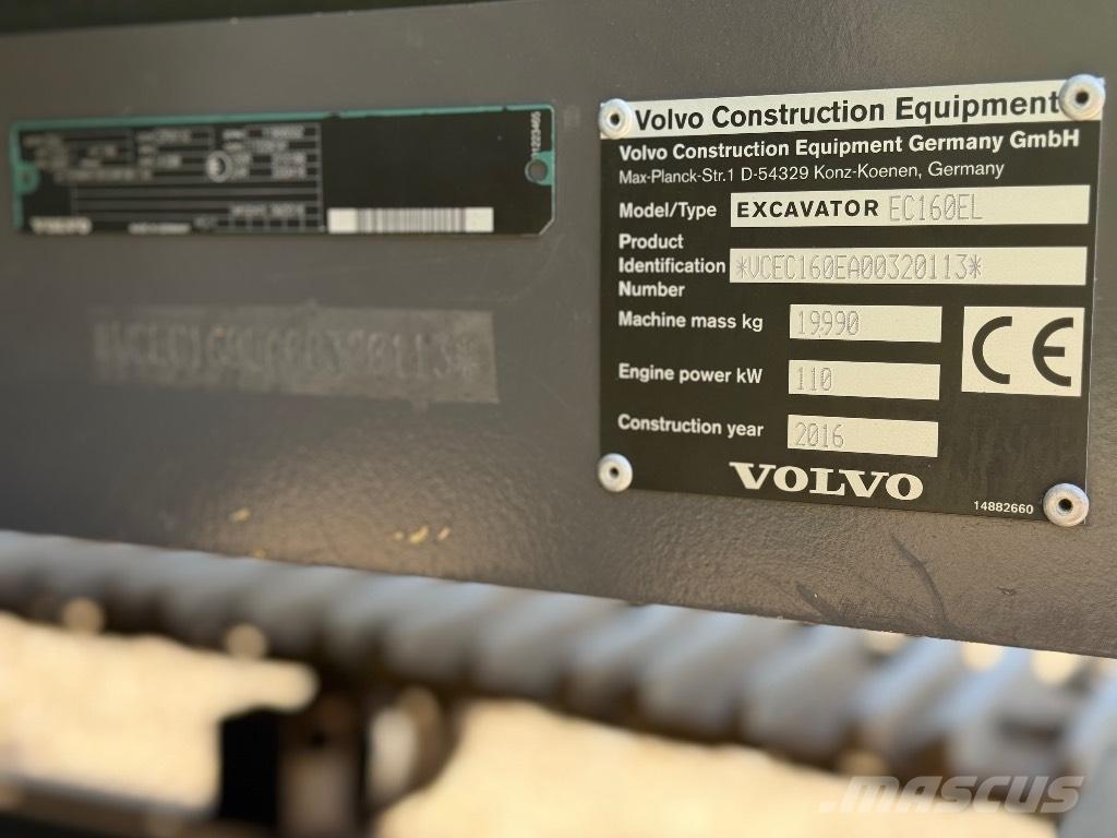 Volvo EC 160 EL Excavatoare pe șenile
