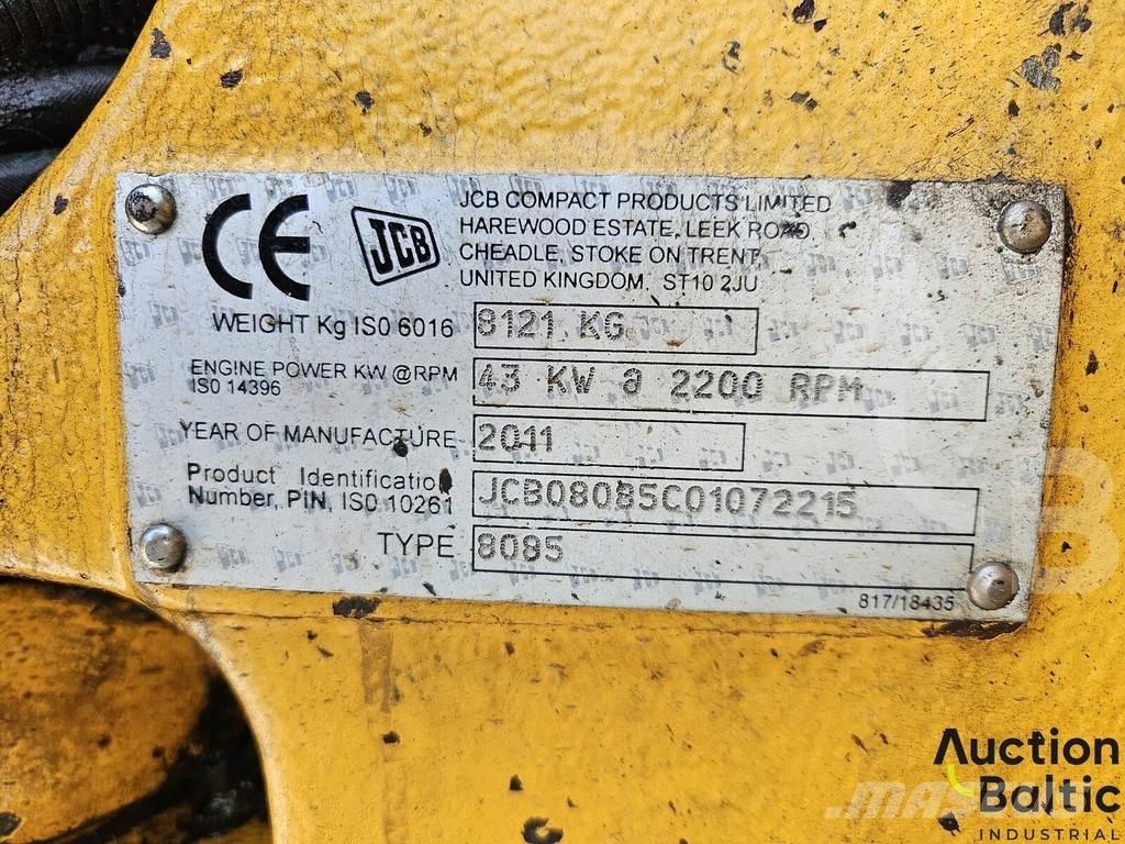 JCB 8085 Excavatoare 7t - 12t