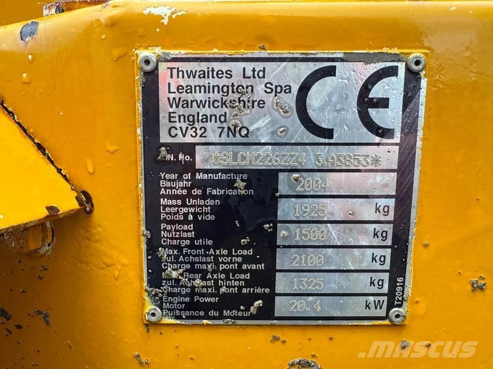 Thwaites 1T HT ST Minitractor de teren