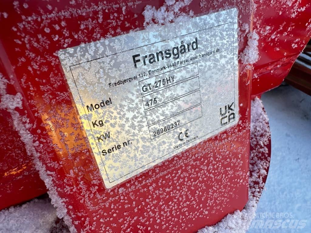 Fransgård GT 275 HY Lame pentru dezapezire si pluguri