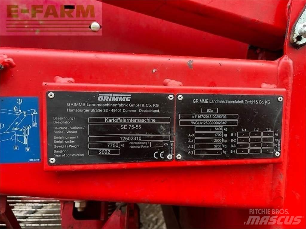 Grimme se 75-55 sb Recoltatoare de cartofi