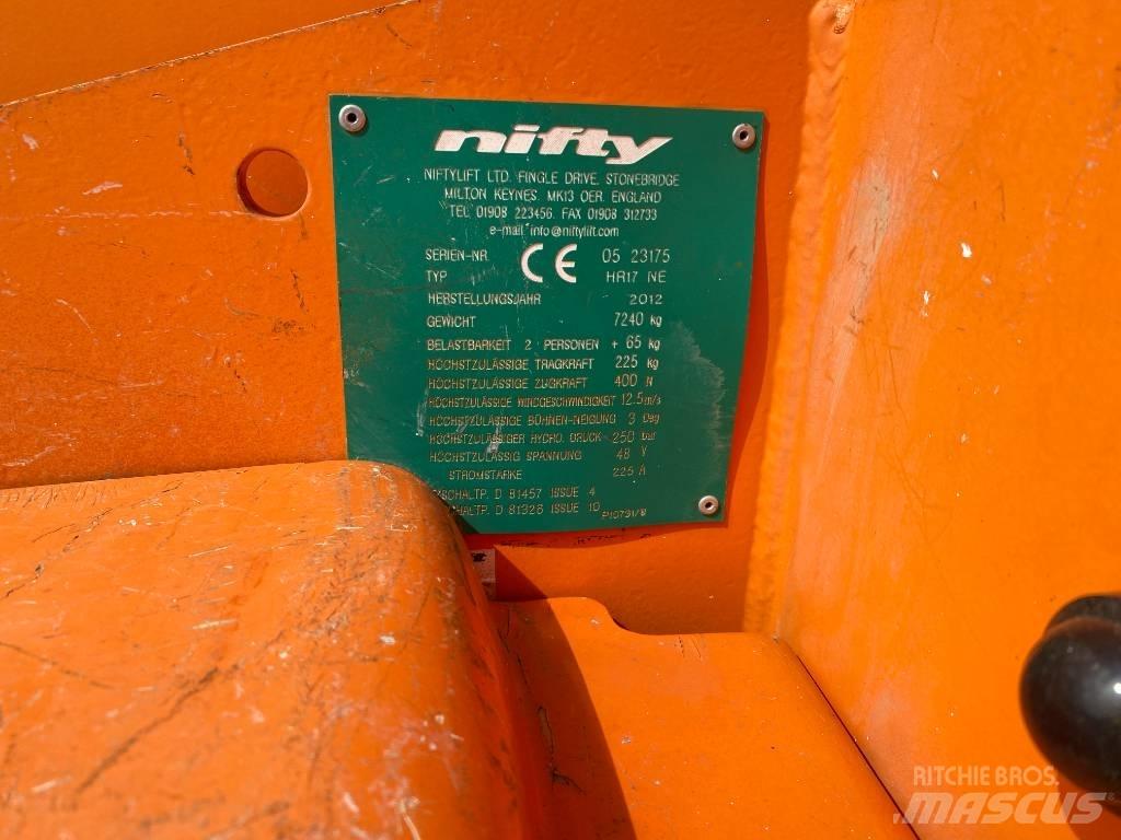 Niftylift HR 17NE Nacele cu brat articulat