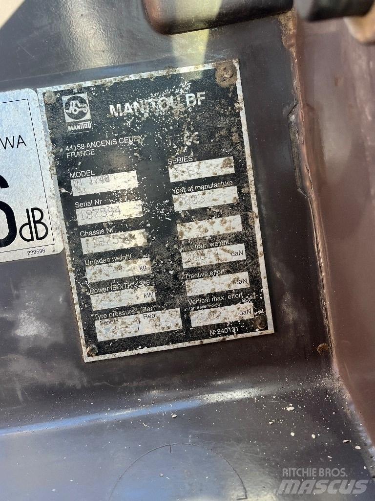 Manitou 1740 Stivuitoare telescopice