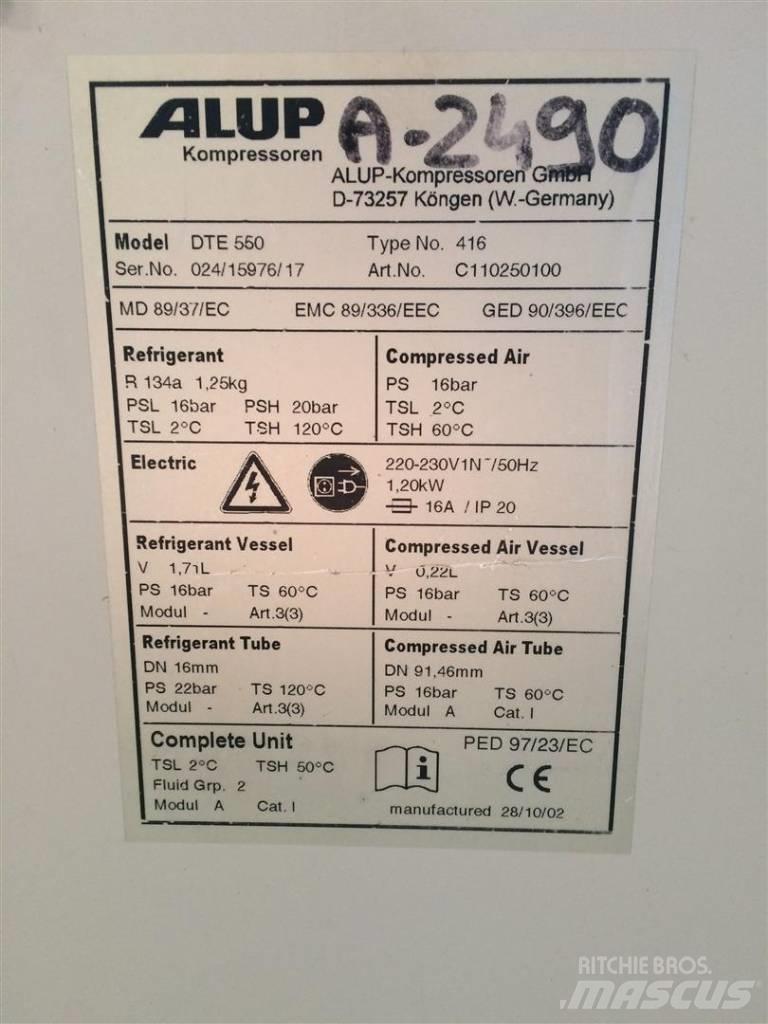 Alup DTE550 Uscatoare cu aer comprimat