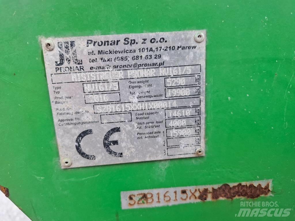 Pronar NV 161/5 Distribuitoare de ingrasamant