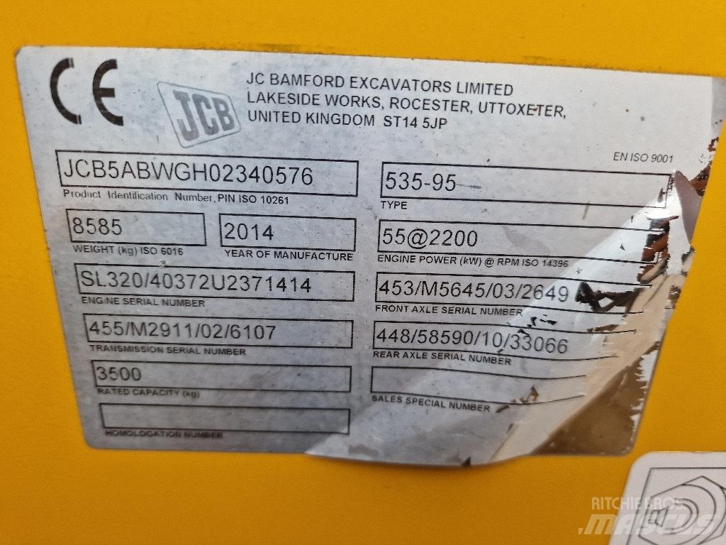 JCB 2014 JCB 535-95 Stivuitoare telescopice