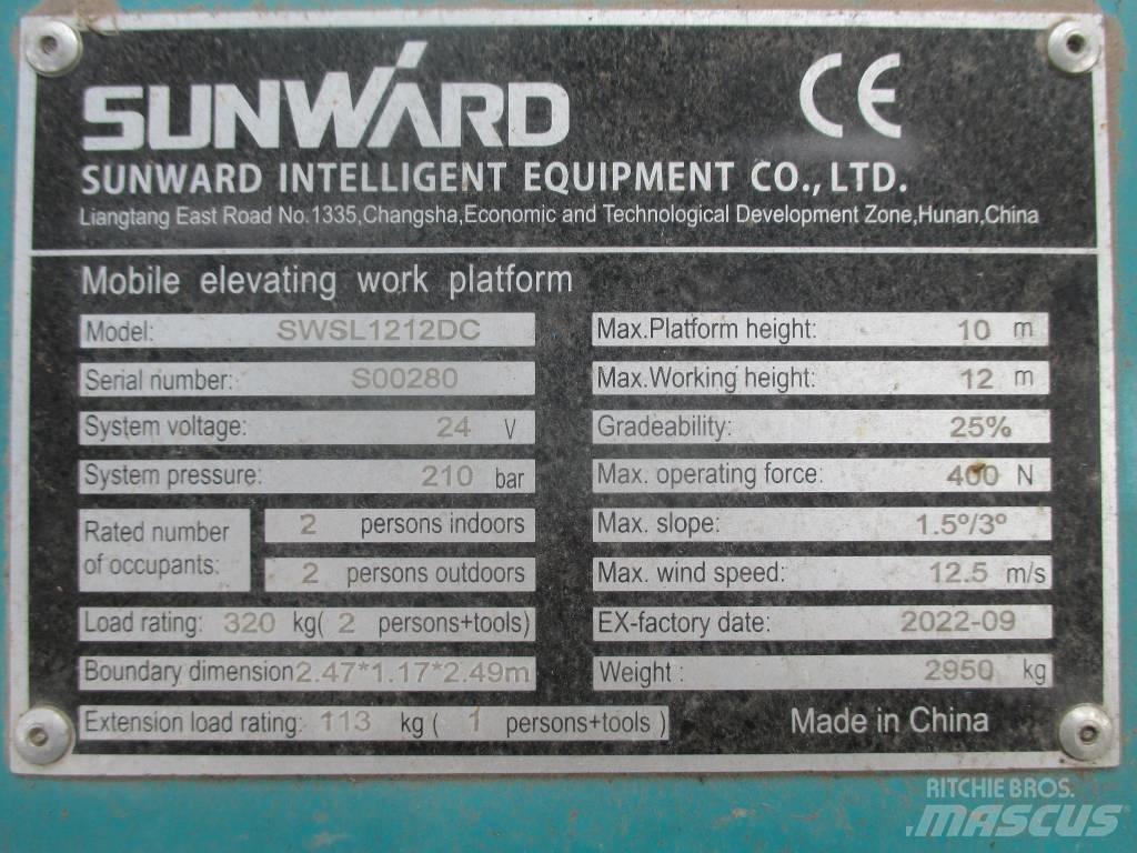 Sunward SWSL 1212 DC Platforme foarfeca