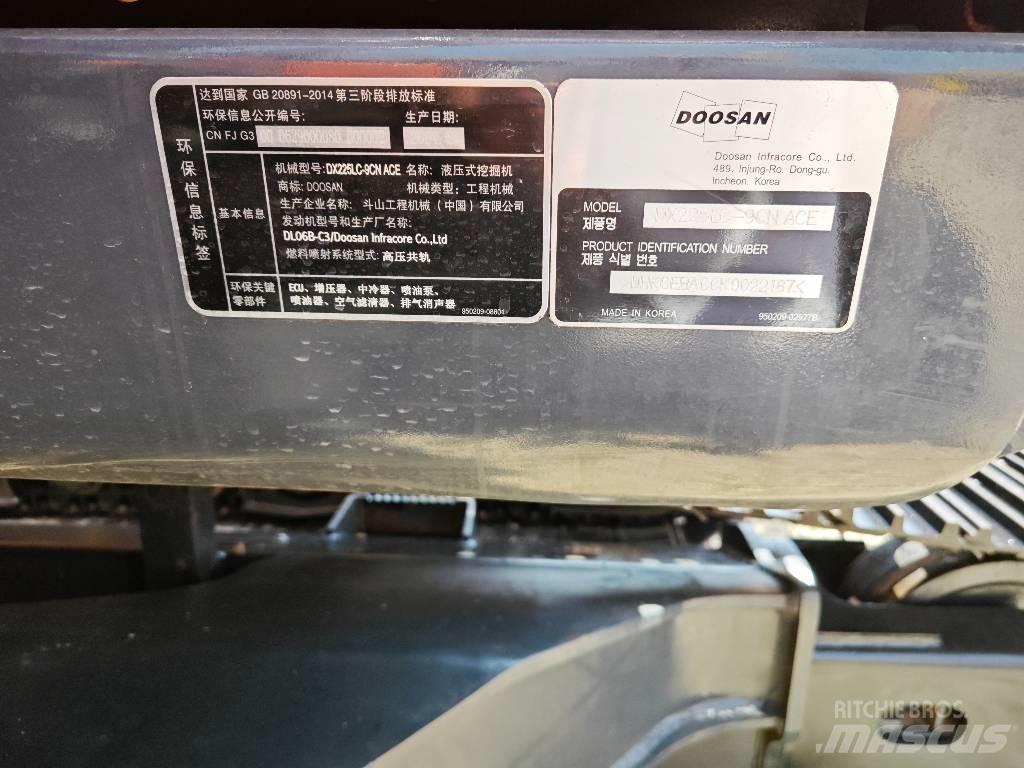 Doosan 225 LC Excavatoare pe șenile
