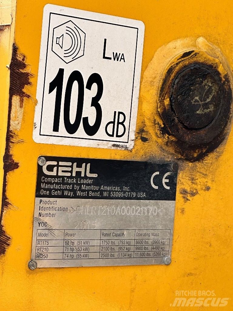 Gehl RT 210 Mini incarcator