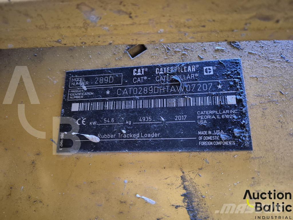 CAT 289 D Încarcatoare cu excavator