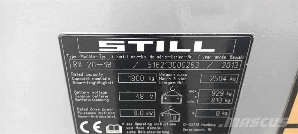Still RX20-18 Stivuitor electric