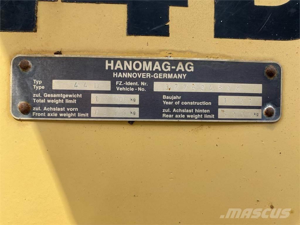 Hanomag 44D Incarcator pe pneuri