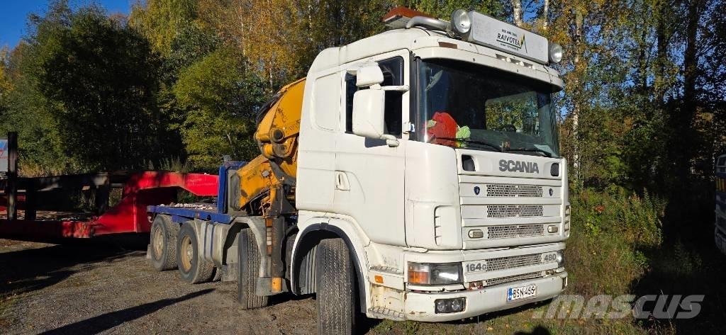 Scania R 144 G Camioane cu macara