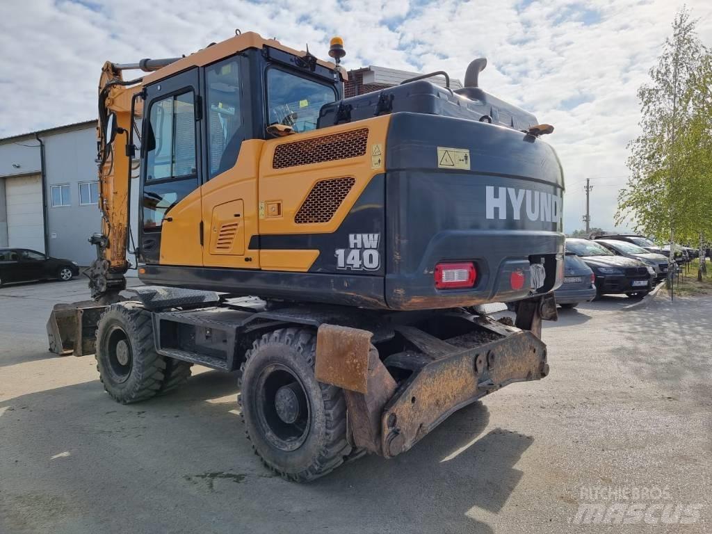 Hyundai HW 140 Excavatoare cu roti