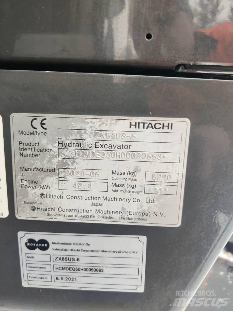 Hitachi ZX85US-6 Excavatoare 7t - 12t