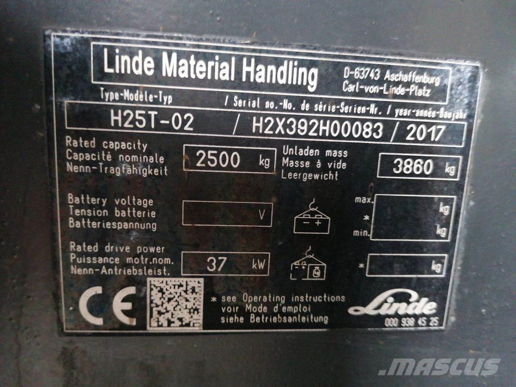 Linde H25T-01 Stivuitor GPL