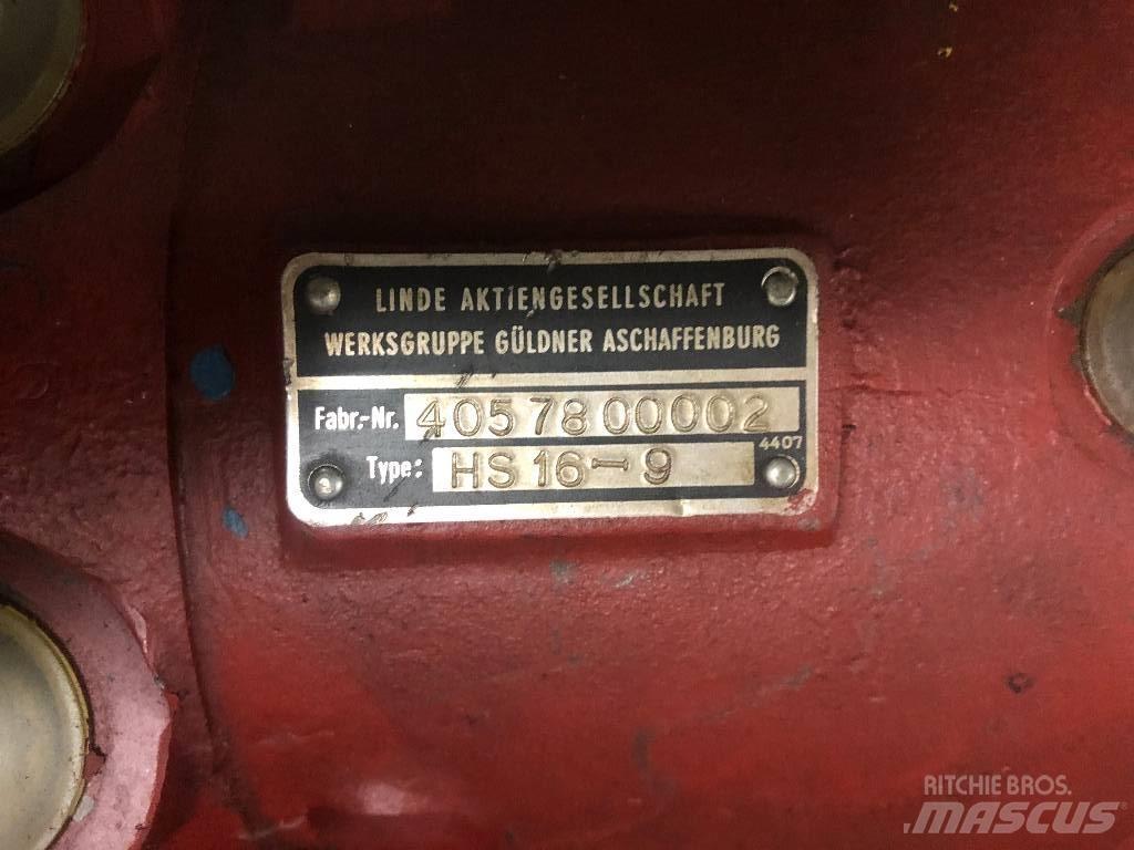 Linde HS16-9 Alte componente