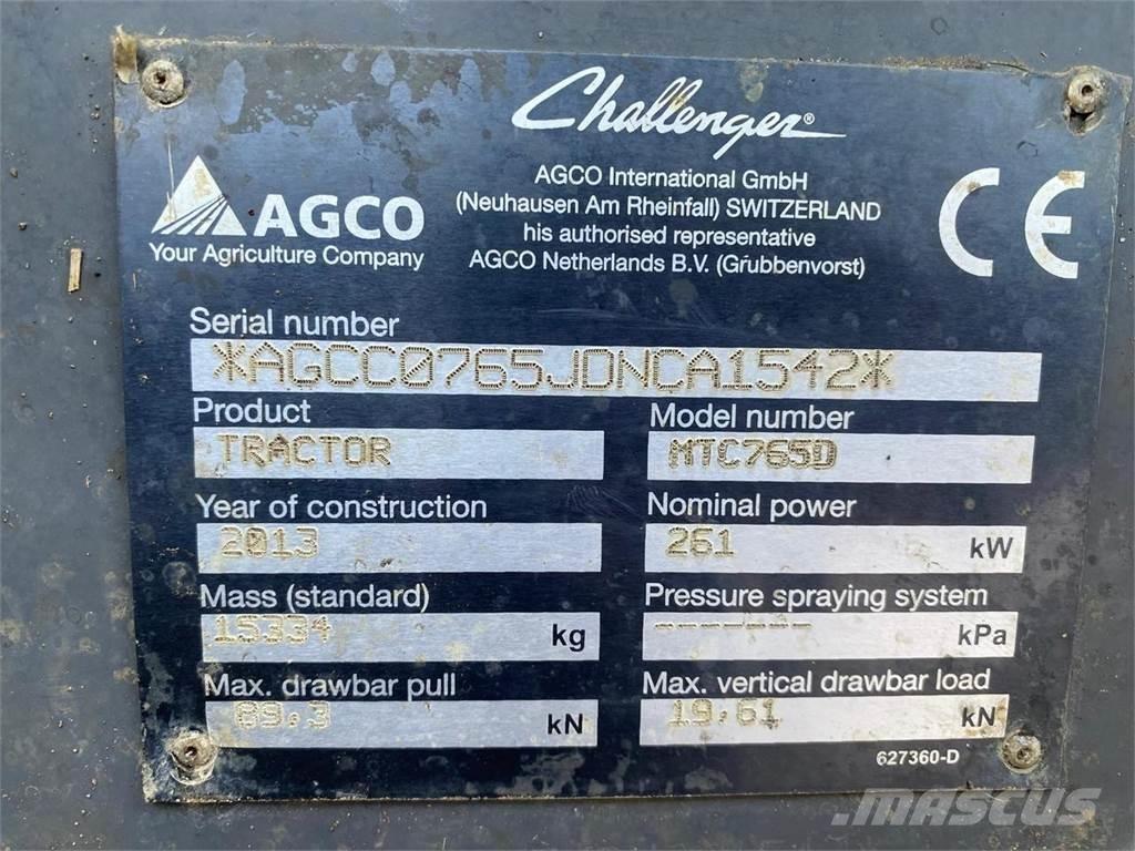 Challenger MT 765D Tractoare