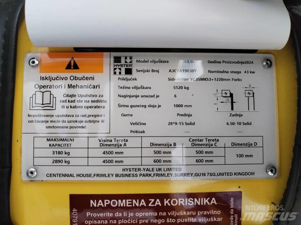 Hyster H 3.5UT Stivuitor diesel