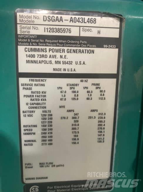 Cummins 105kW Generatoare Diesel