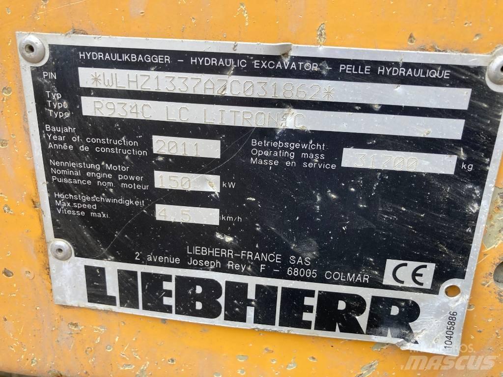 Liebherr R 934 C Excavatoare pe șenile
