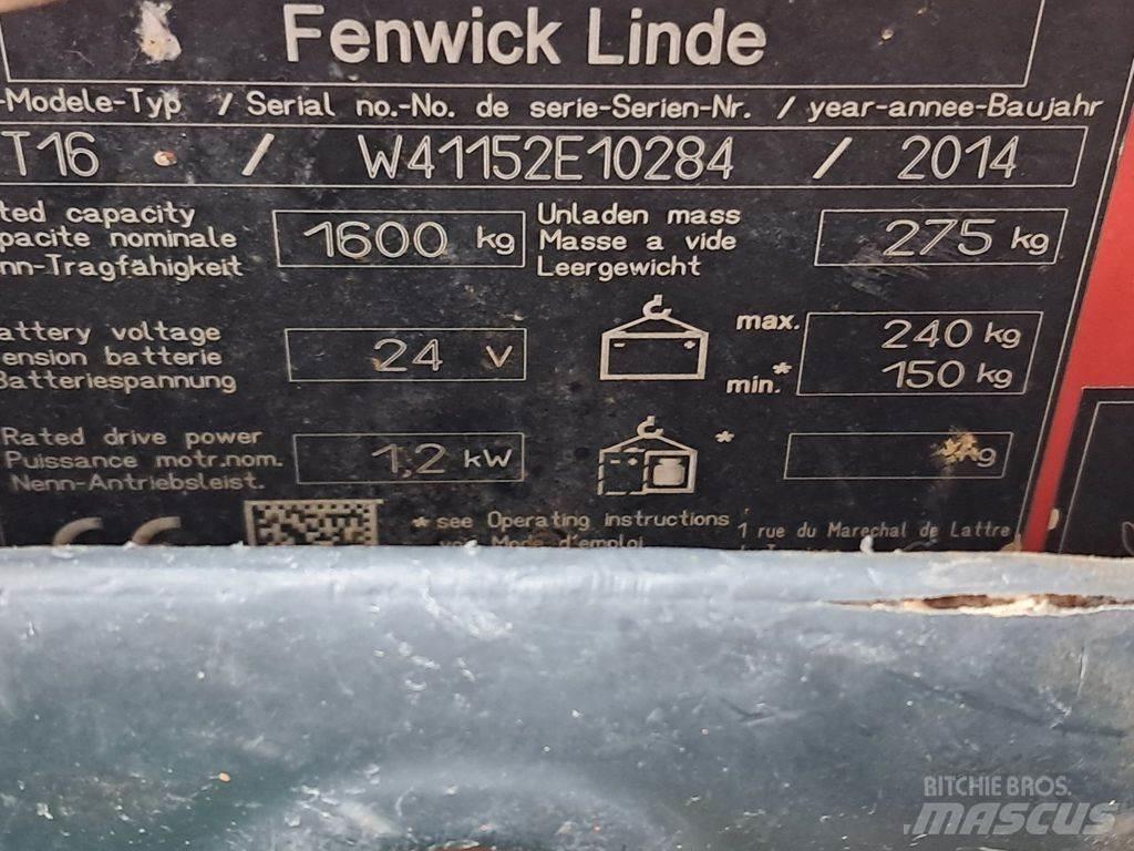 Linde T16 Transpaleta manuala