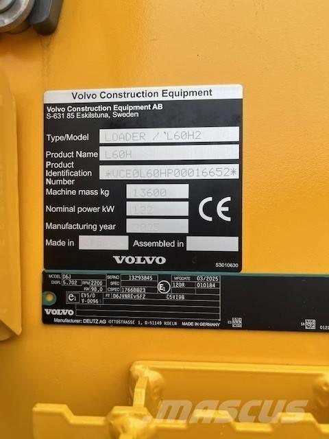Volvo L 60 H Incarcator pe pneuri