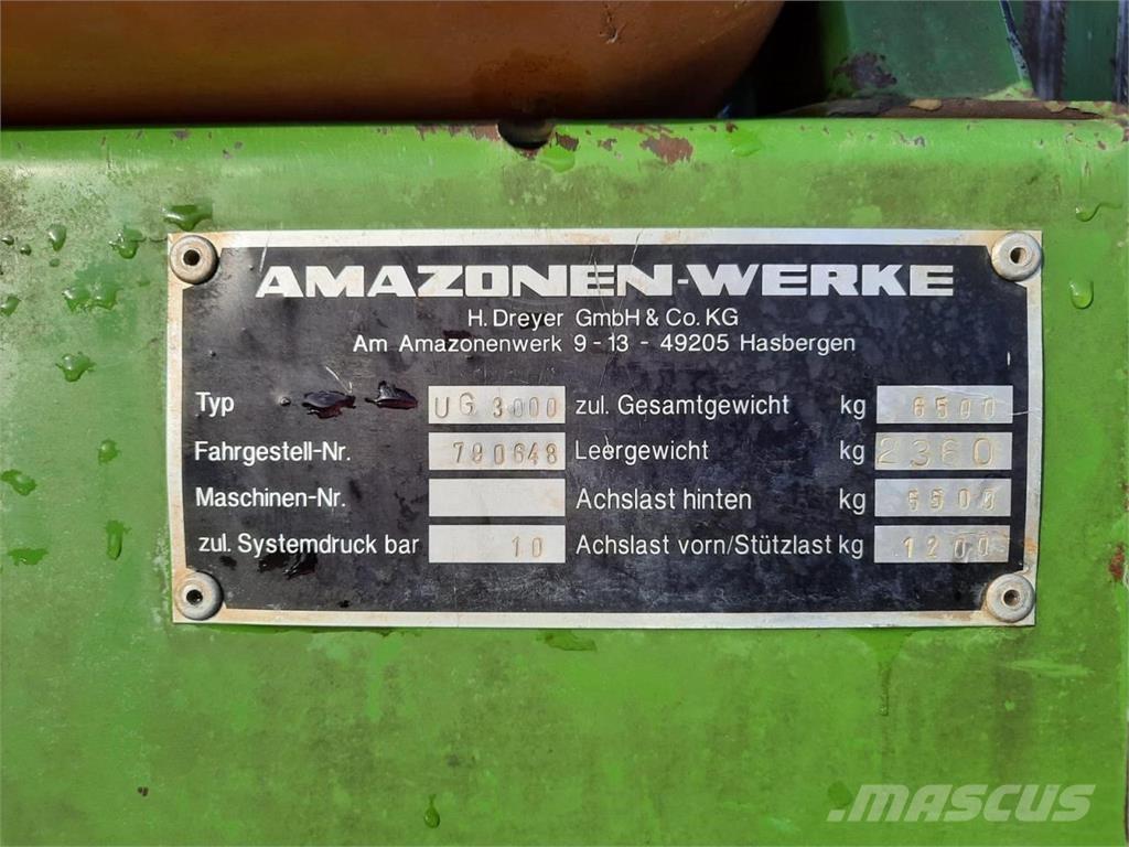 Amazone UG 3000 Tractoare agricole sprayers