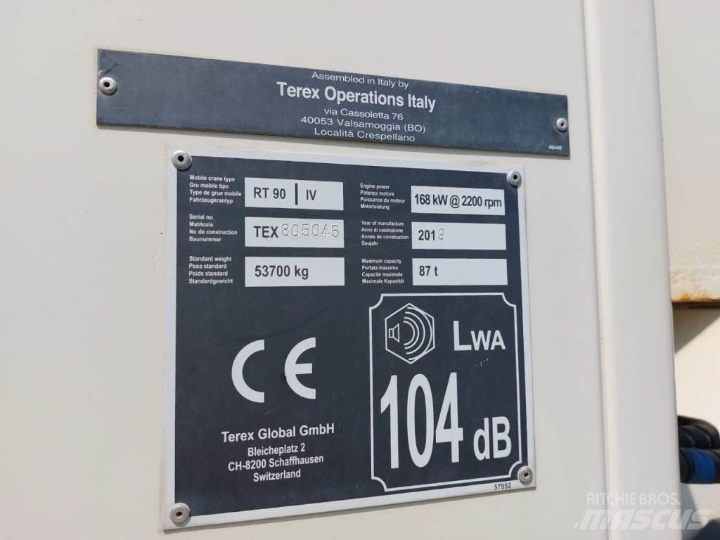 Terex RT 90 Macara teren accidentat