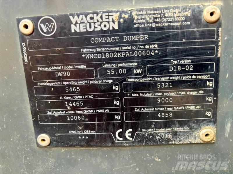 Wacker Neuson DW 90 Minitractor de teren