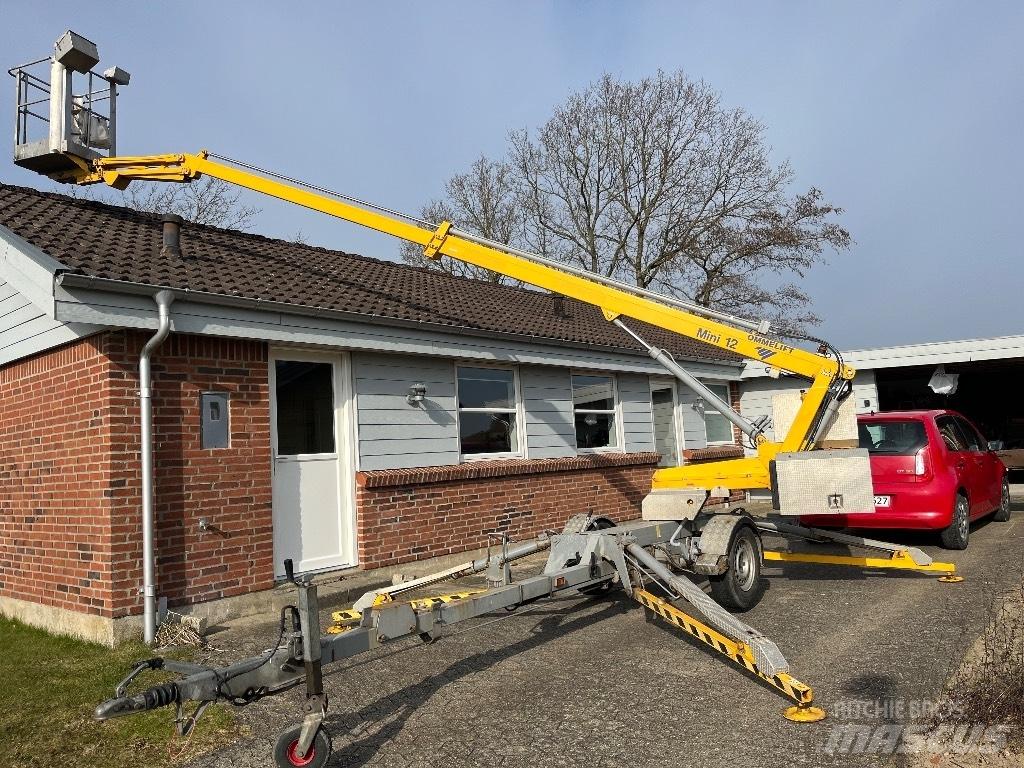 Omme Mini 12 EBJ Platforme aeriene montate pe remorca