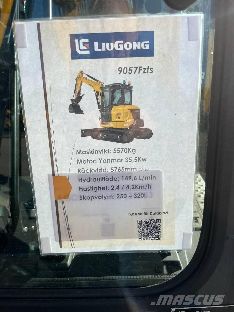 LiuGong 9057 FZTS Mini excavatoare < 7t