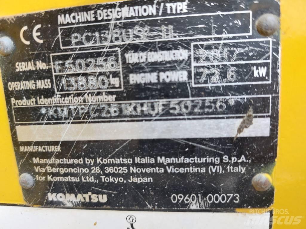 Komatsu PC138US-11 Excavatoare pe șenile
