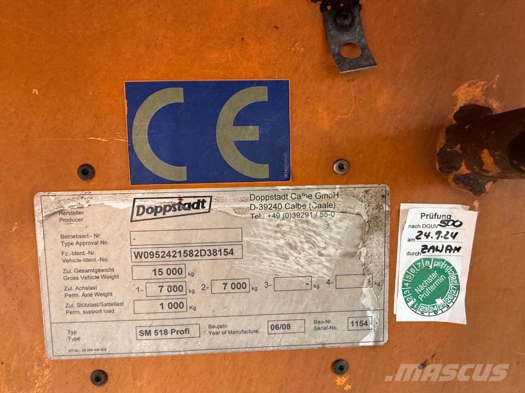 Doppstadt SM 518 Dispozitive mobile de cernut